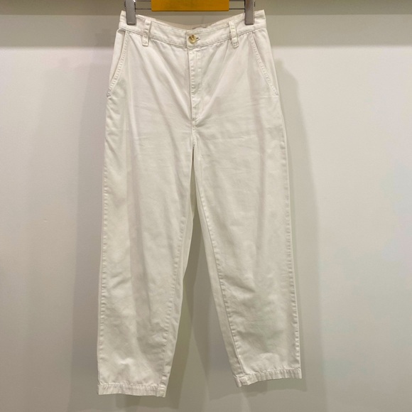 Sunday Best White Straight Leg Pants Size 4 - Picture 1 of 3